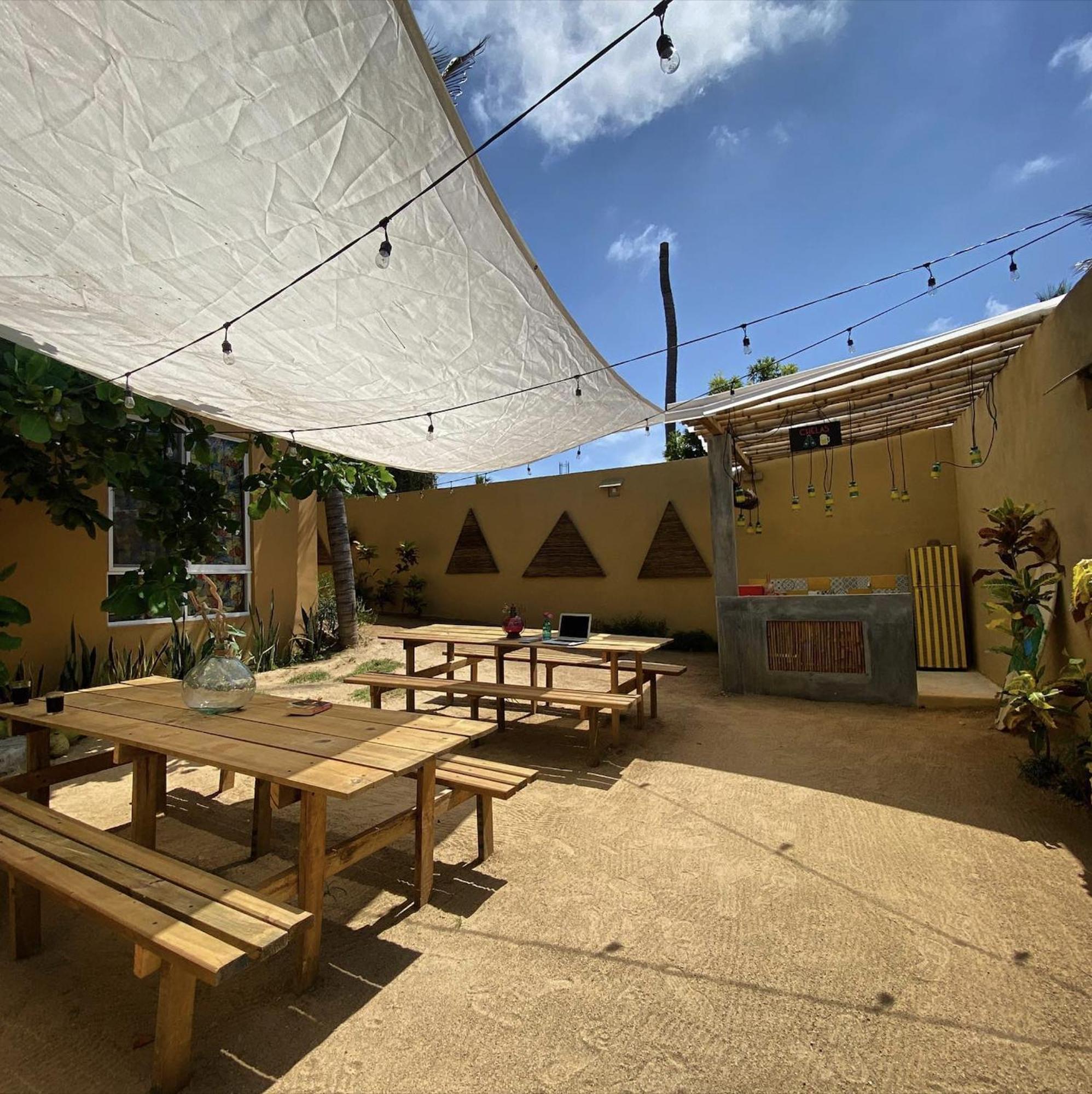 La Palmera Hostel Puerto Escondido  Eksteriør bilde